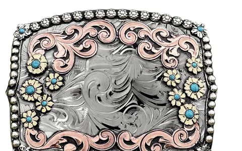 Ejemplo de hebilla grabada, modelo de catálogo 34