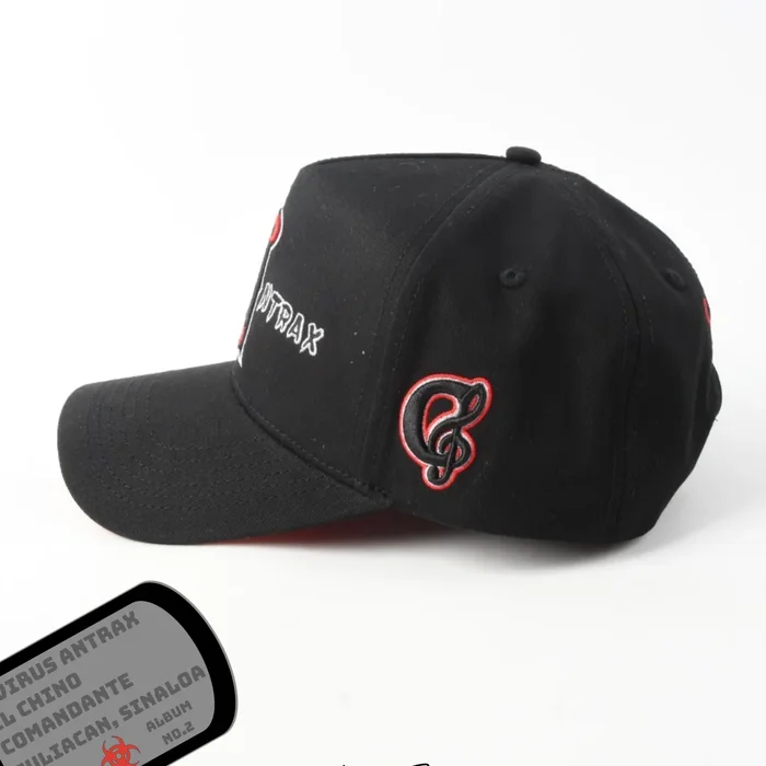 Gorra Escuela Del Virus Antrax - Álbum No.2, vista lateral