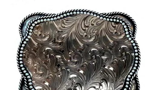 Ejemplo de hebilla grabada, modelo de catálogo 9