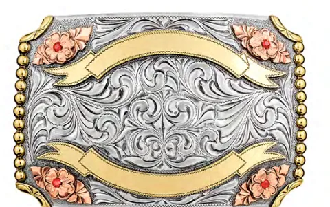 Ejemplo de hebilla grabada, modelo de catálogo 6