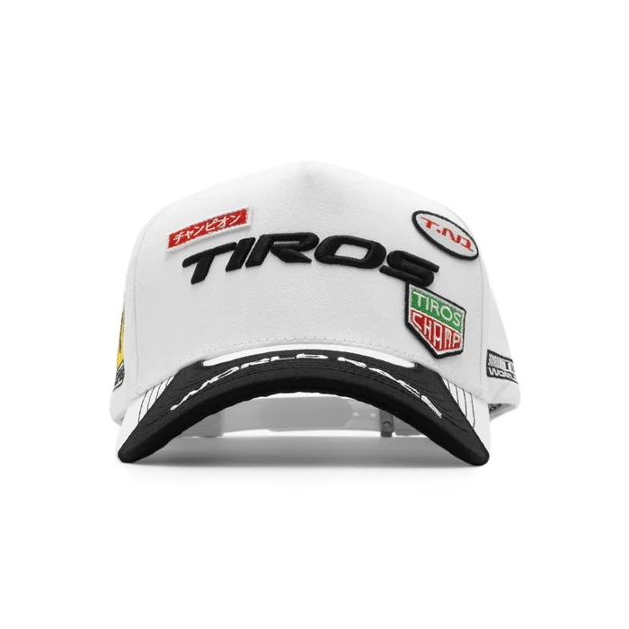 Gorra Tiros Caps - Racing White, vista frontal