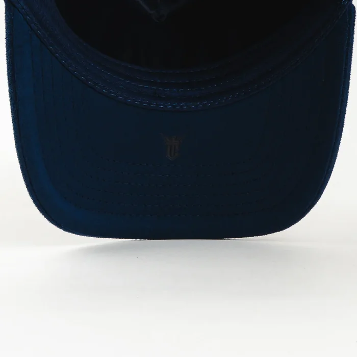 Gorra El Tiros Caps Madonna Navy Visor Suede de Gamuza, interior