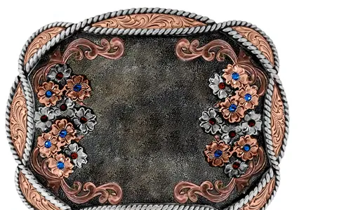Ejemplo de hebilla grabada, modelo de catálogo 24