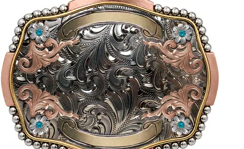 Ejemplo de hebilla grabada, modelo de catálogo 42