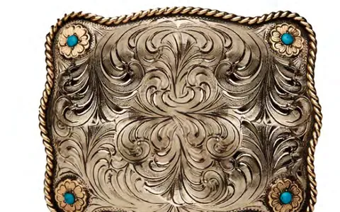 Ejemplo de hebilla grabada, modelo de catálogo 11