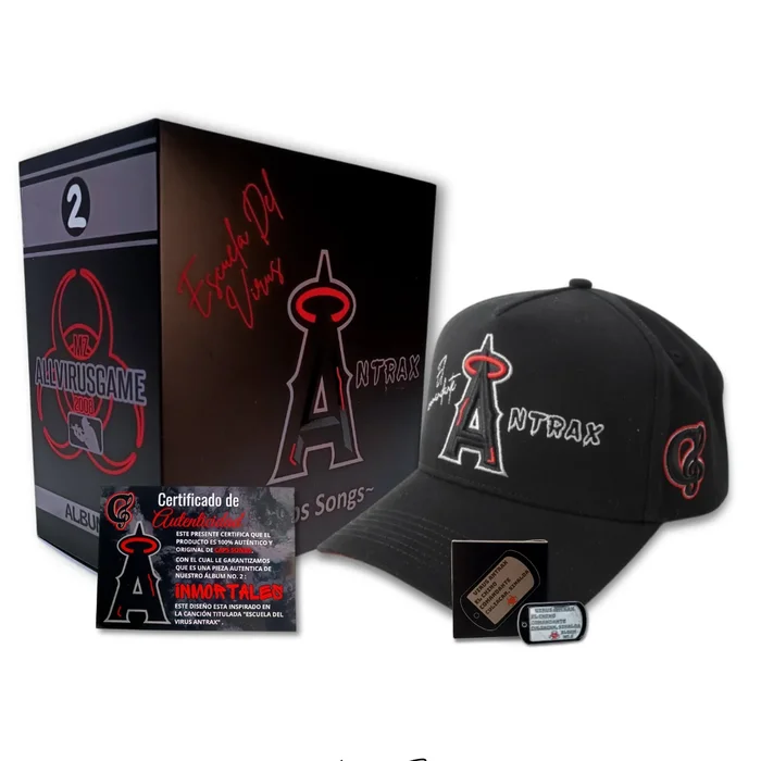 Gorra Escuela Del Virus Antrax - Álbum No.2, set completo