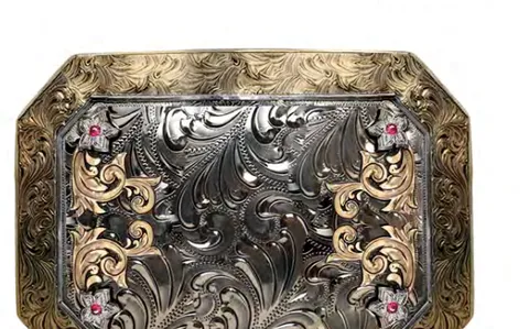 Ejemplo de hebilla grabada, modelo de catálogo 10