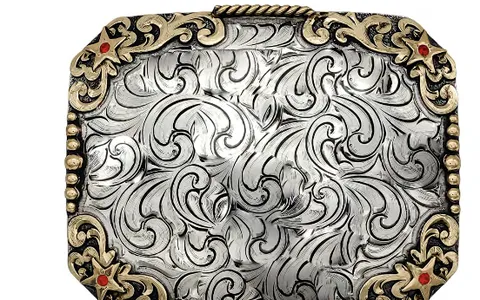 Ejemplo de hebilla grabada, modelo de catálogo 35