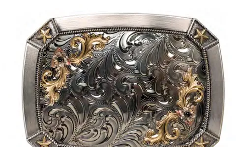 Ejemplo de hebilla grabada, modelo de catálogo 13