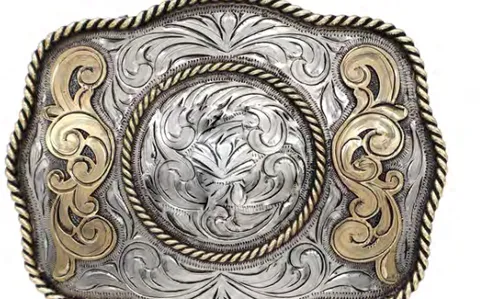 Ejemplo de hebilla grabada, modelo de catálogo 12