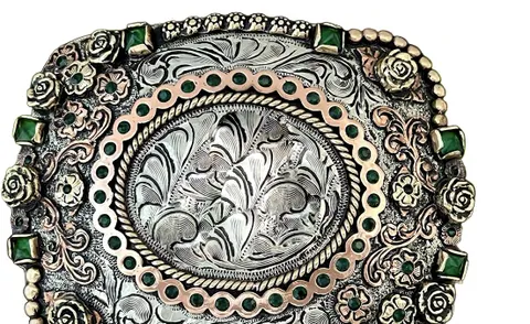 Ejemplo de hebilla grabada, modelo de catálogo 40