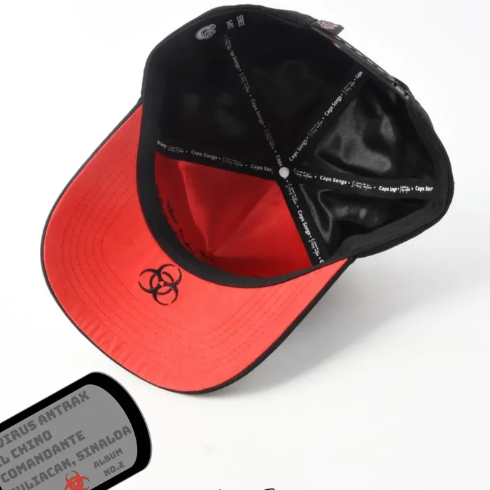 Gorra Escuela Del Virus Antrax - Álbum No.2, vista inferior