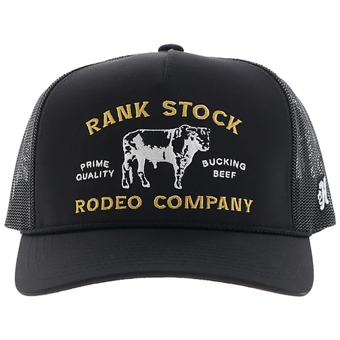 Gorra Hooey Rank Stock Negra Dorada