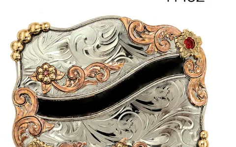 Ejemplo de hebilla grabada, modelo de catálogo 22