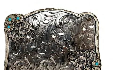Ejemplo de hebilla grabada, modelo de catálogo 8